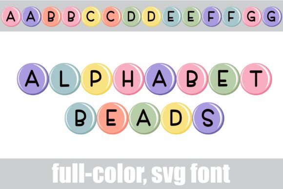 Alphabet Beads: A Playful Font for Creative Projects