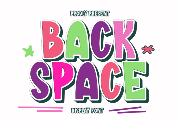 Back Space: The Fresh Display Font for Modern Projects