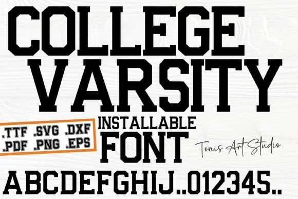 College Varsity: A Modern Take on a Classic Typeface