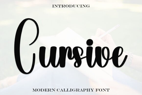 Cursive: The Modern Calligraphy Font for Elegant Design