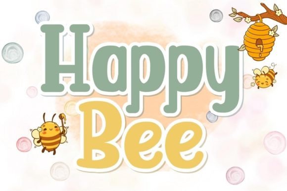 Happy Bee: A Charming Handwriting Font for Creative Projects
