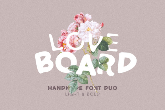 Love Board: The Creative Display Font That Elevates Any Design
