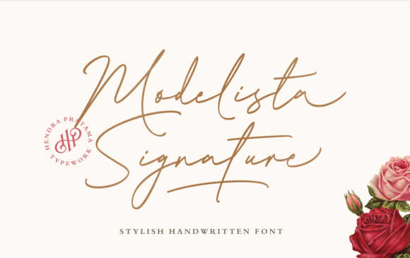 Modelista: A Modern Calligraphy Typeface for Elegant Design