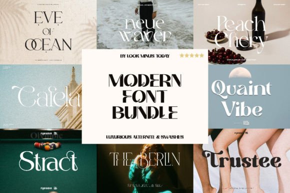 Modern Bundles: A Curated Font Collection for Designers