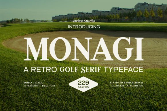 Monagi: A Typeface for the Green and Beyond