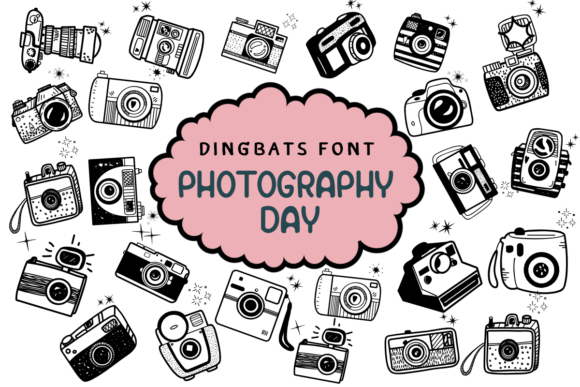 Photography Day: A Sketchy Typeface for Creative Projects