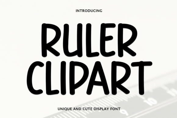 Ruler Clipart: Your Go-To Handwritten Font for Modern Design
