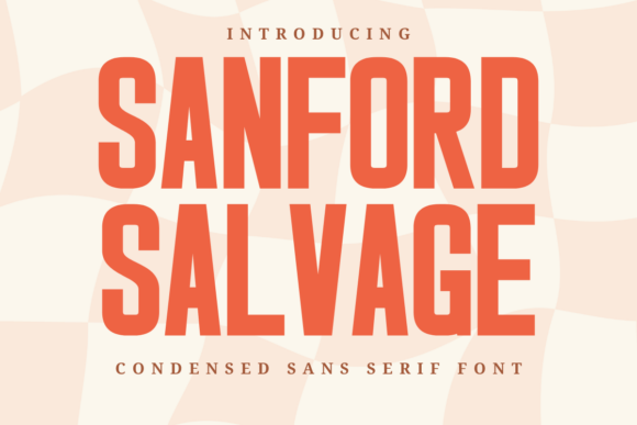Sanford Salvage: A Typeface That Packs a Punch