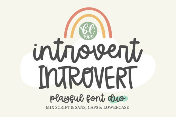 The Introvert Font Duo: A Quiet Power for Cozy Designs