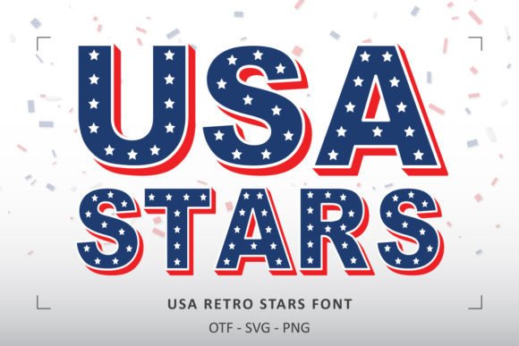 USA Retro Stars: A Font That Captures American Spirit