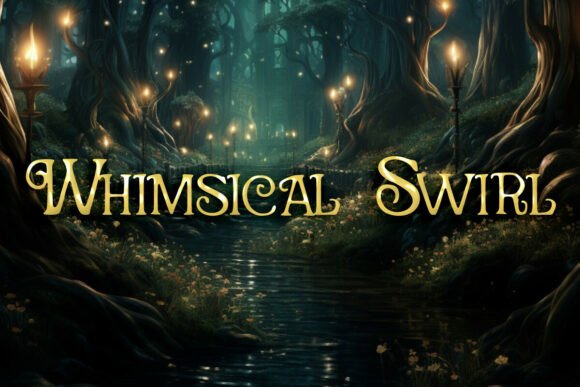 Whimsical Swirl: A Fairytale Serif for Magical Designs