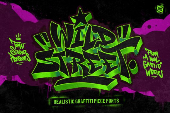 Wildstreet: Authentic Graffiti Font for Edgy Designs